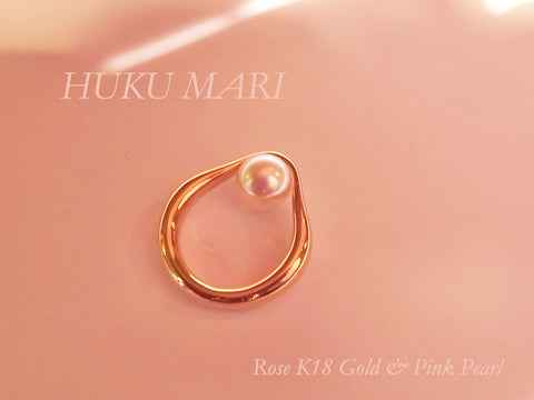 HUKU MARI                                                K18 ROSE Gold with Japanese sea pearl      Price indicates in HKD