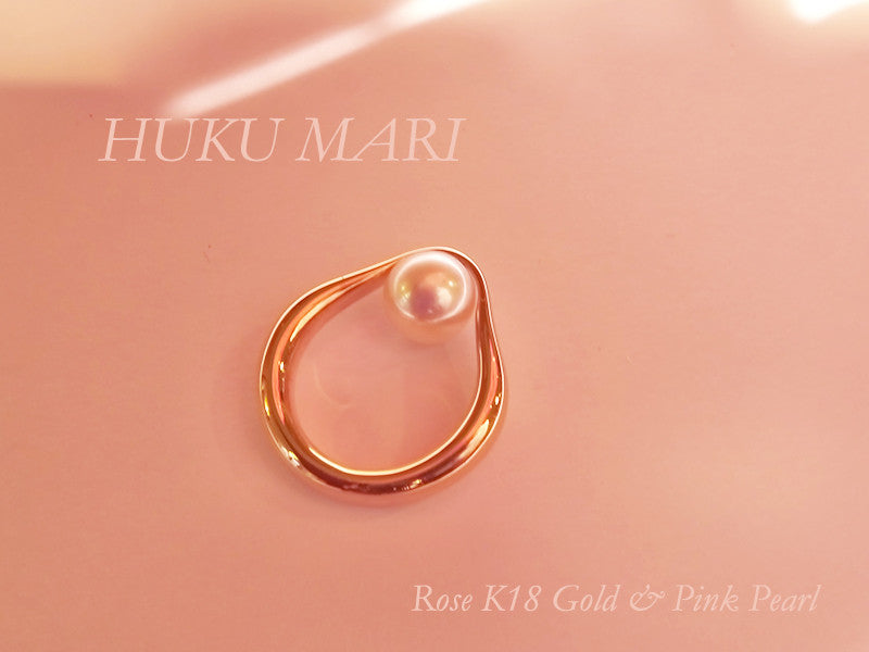 HUKU MARI                                                K18 ROSE Gold with Japanese sea pearl      Price indicates in HKD